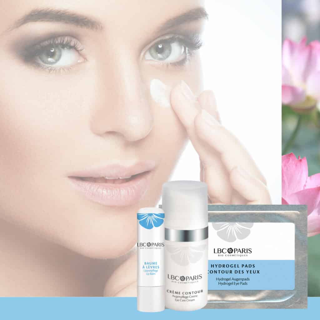 Augen-Lippenpflege